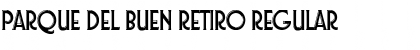Download Parque del Buen Retiro Font Download Parque del Buen Retiro Font
