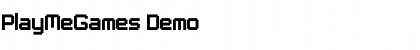 Download PlayMeGames Font