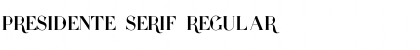 Download Presidente serif Font