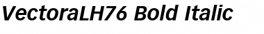 Download VectoraLH76 BoldItalic Font