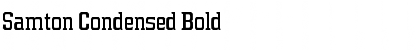 Download Samton Condensed Bold Font