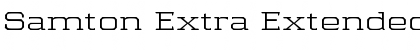 Download Samton Extra Extended Light Font
