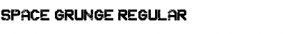 Download Space Grunge Regular Font