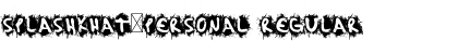 Download SplashKhat-PERSONAL Regular Font