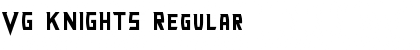 Download VG KNIGHTS Font