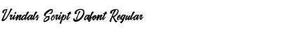 Download Vrindals Script Dafont Font