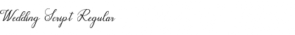 Download Wedding Script Font