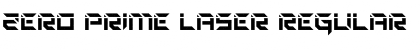 Download Zero Prime Laser Font