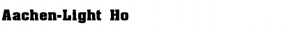 Download Aachen-Light Ho Font Download Aachen-Light Ho Font