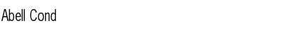 Download Abell Cond Font Download Abell Cond Font