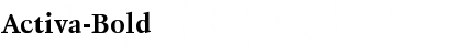 Download Activa-Bold Font