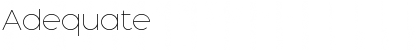 Download Adequate Font Download Adequate Font