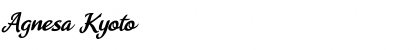 Download Agnesa Kyoto Font