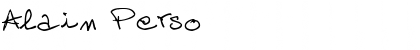 Download Alain Perso Font