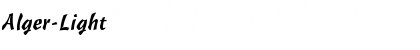 Download Alger-Light Font Download Alger-Light Font