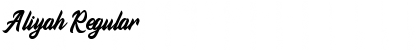 Download Aliyah Font Download Aliyah Font