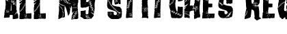 Download All my Stitches Font Download All my Stitches Font