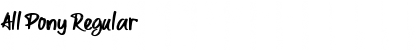 Download All Pony Font Download All Pony Font