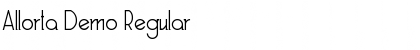 Download Allorta Demo Font