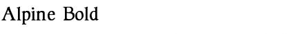 Download Alpine Font