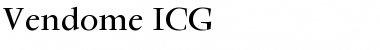 Download Vendome ICG Regular Font
