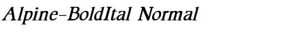 Download Alpine-BoldItal Font Download Alpine-BoldItal Font