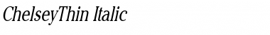 Download ChelseyThin Font