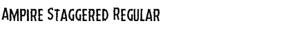 Download Ampire Staggered Font