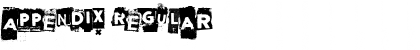 Download Appendix Font