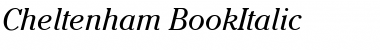 Download Cheltenham BookItalic Font