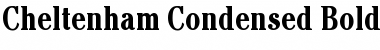 Download Cheltenham Condensed Bold Font