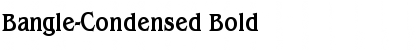 Download Bangle-Condensed Bold Font