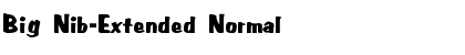 Download Big Nib-Extended Normal Font