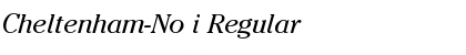 Download Cheltenham-No i Font