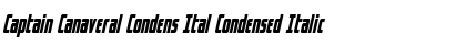 Download Captain Canaveral Condens Ital Condensed Italic Font