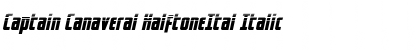 Download Captain Canaveral HalftoneItal Italic Font