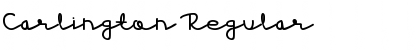 Download Carlington Regular Font