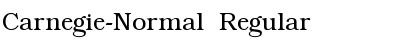 Download Carnegie-Normal Regular Font