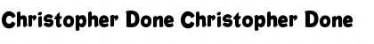 Download Christopher Done Font