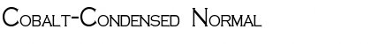 Download Cobalt-Condensed Font