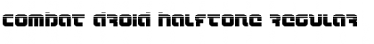 Download Combat Droid Halftone Font