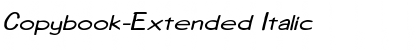 Download Copybook-Extended Font