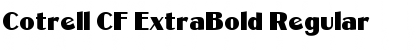 Download Cotrell CF ExtraBold Font