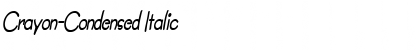 Download Crayon-Condensed Font