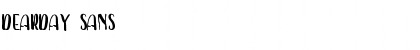 Download Dearday Font Download Dearday Font