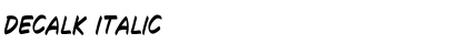 Download Decalk Font