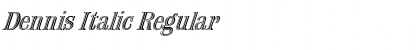 Download Dennis Italic Font Download Dennis Italic Font