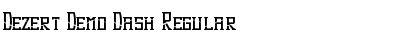 Download Dezert Demo Dash Font Download Dezert Demo Dash Font