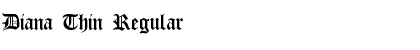 Download Diana Thin Font Download Diana Thin Font