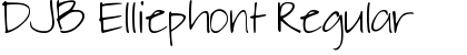 Download DJB Elliephont Font Download DJB Elliephont Font